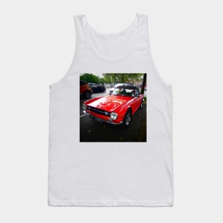 Triumph TR6 Sportscar. Vintage British musclecar Tank Top